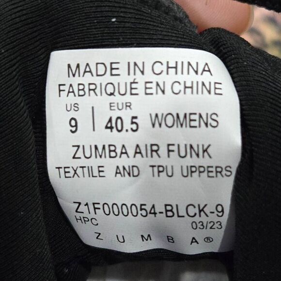 Zumba Air Funk Multicolor Cheetah Mid Top Unisex Sneakers(F004)-Size 9 - Picture 11 of 11